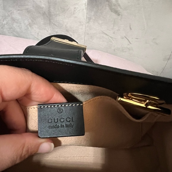 Gucci bees 🐝 padlock small GG shoulder bag tote - Picture 7 of 14